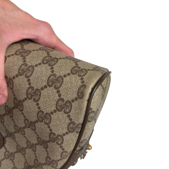 Gucci vintage monogram gg brown crossbody bag - Picture 11 of 16